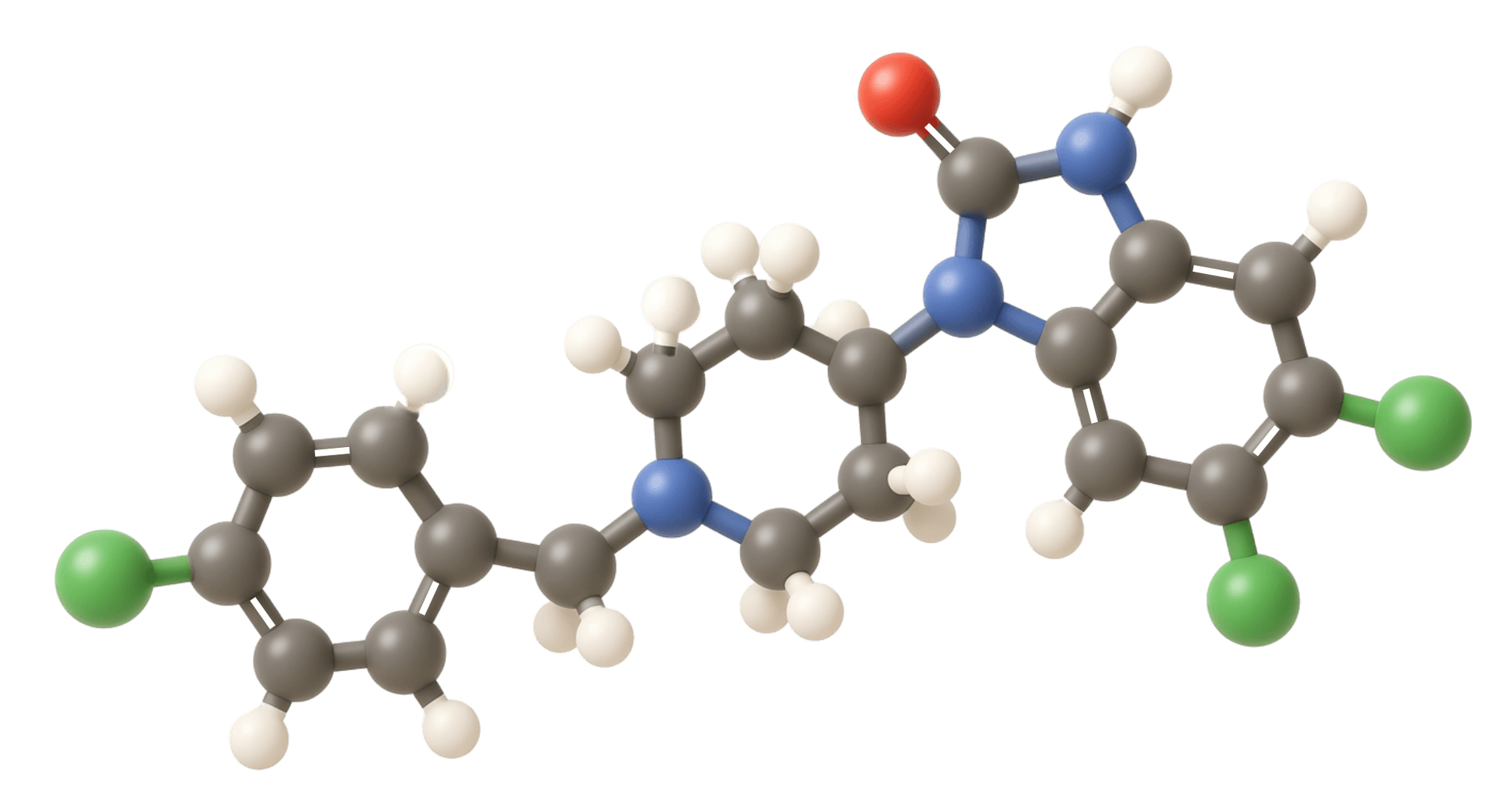 SR-17018 3D ball-and-stick molecular model